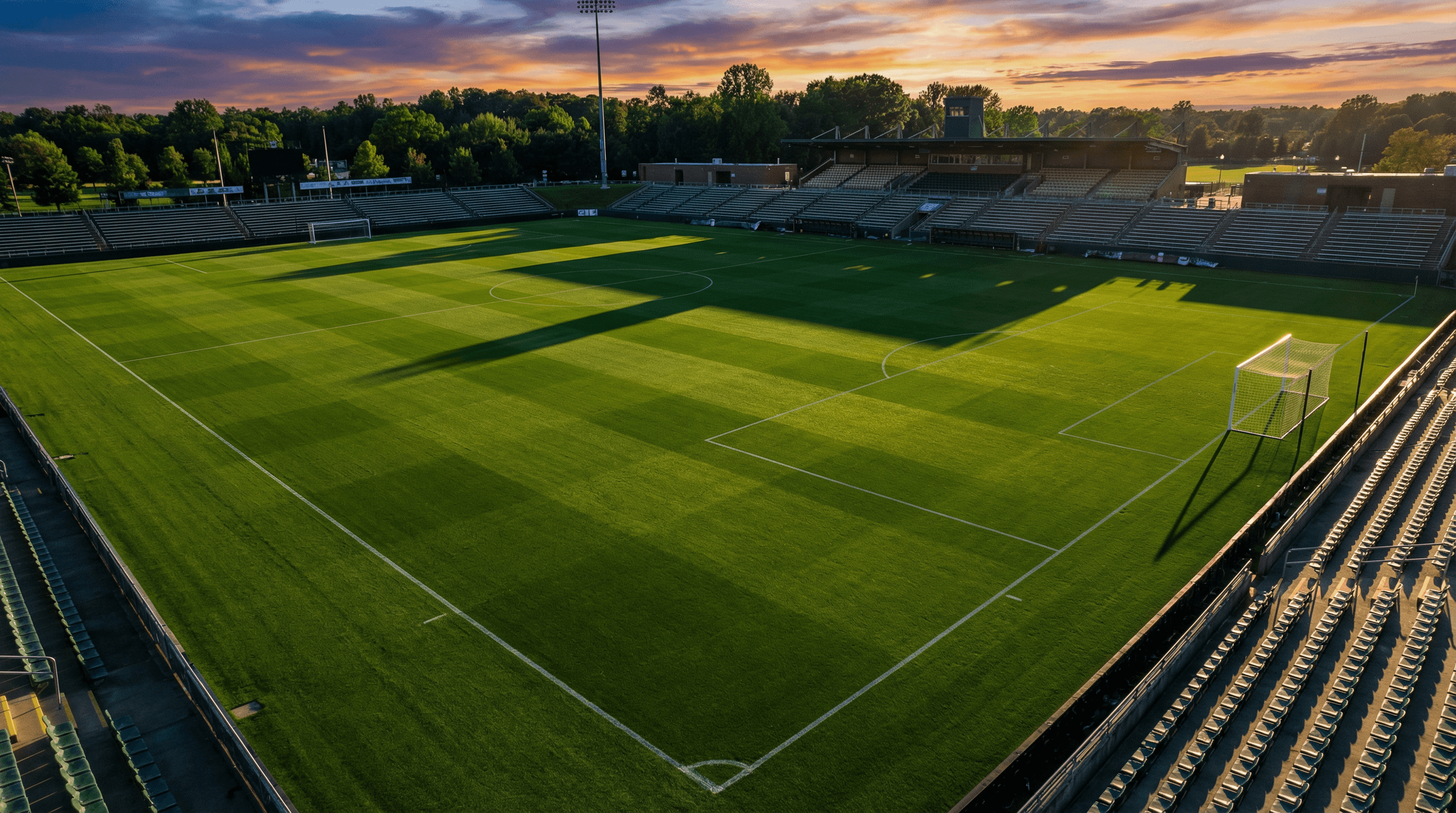 サッカーグラウンドの背景