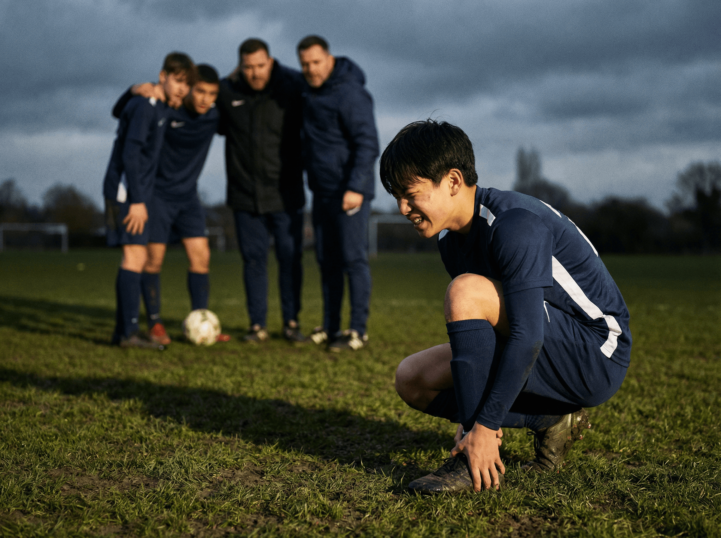 怒傷した選手たち